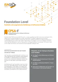 iSAQB CPSA-F Flyer