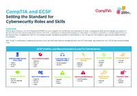 CompTIA ECSF Mapping Flyer