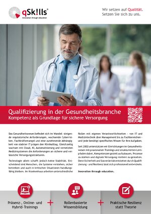 Gesundheitsbranche Flyer