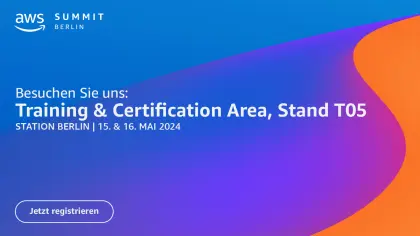 AWS Summit Berlin 2024 - Jetzt registrieren