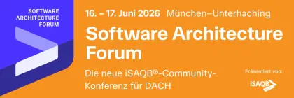 Software Architecture Forum 2026 | Die neue iSAQB-Community-Konferenz für DACH
