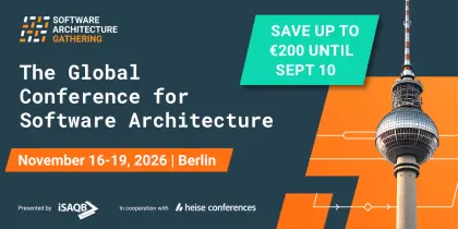 Software Architecture Gathering 2026: Internationale Softwarearchitektur-Community trifft sich in Berlin