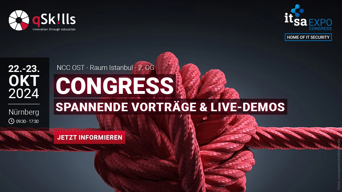 qSkills it-sa Congress Programm 2024