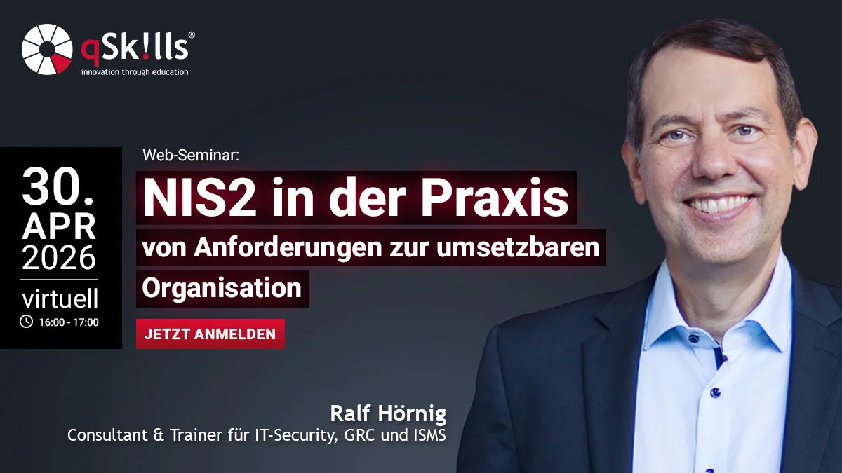 Web-Seminar NIS2 in der Praxis mit Ralf Hörnig