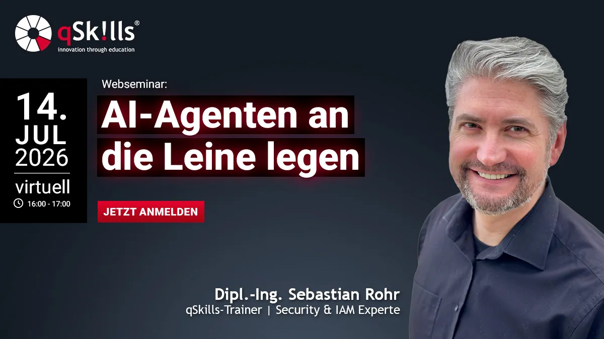 Webseminar AI-Agenten an die Leine legen mit Dipl.-Ing. Sebastian Rohr