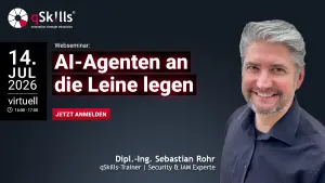 Webseminar AI-Agenten an die Leine legen mit Dipl.-Ing. Sebastian Rohr