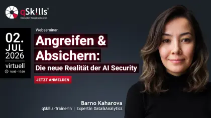 Webseminar Angreifen & Absichern: Die neue Realität der AI Security mit Barno Kaharova