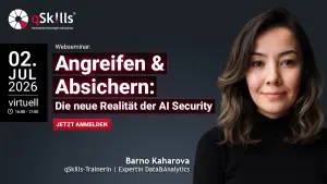 Webseminar Angreifen & Absichern: Die neue Realität der AI Security mit Barno Kaharova