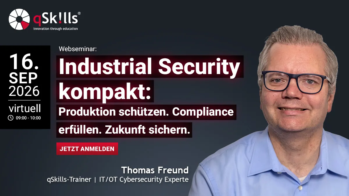 Webseminar Industrial Security kompakt mit Thomas Freund