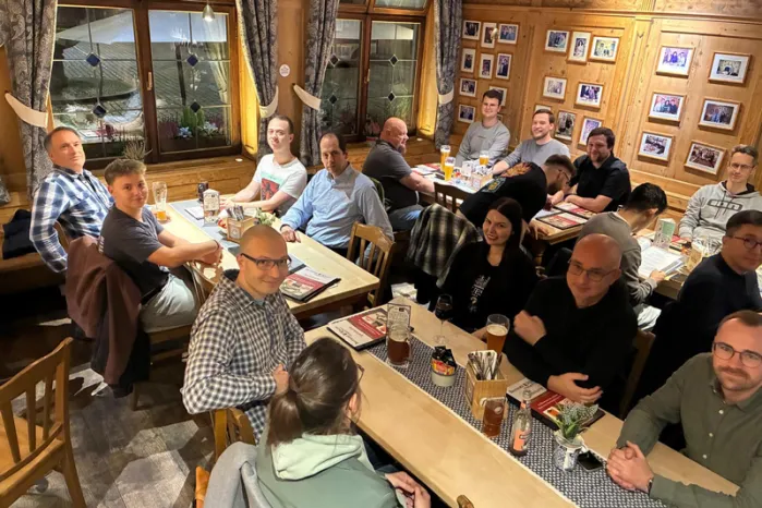 Teilnehmerabend Bratwurst Röslein