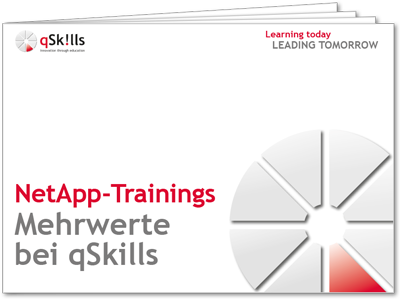 NetApp Trainings - Mehrwerte bei qSkills