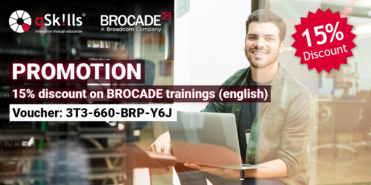 Brocade promotion 15% Training in Englisch